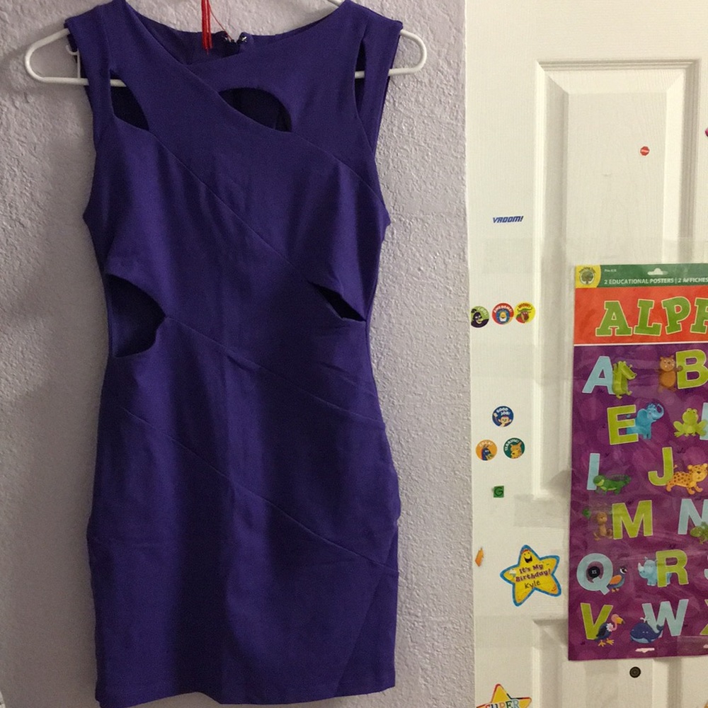 Bebe purple dress size small